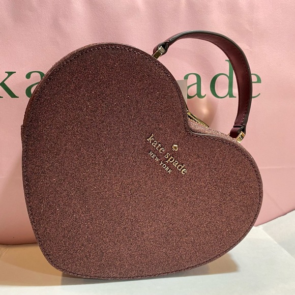 kate spade Handbags - Kate Spade New York Love Shack Glitter Heart Crossbody Purse K5815 NWT
